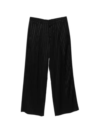 Ann Demeulemeester Botel striped trousers - Black