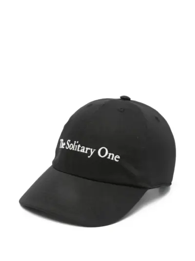 Ann Demeulemeester logo-embroidered baseball cap - Black