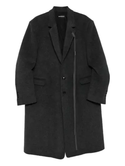 Ann Demeulemeester single-breasted coat - Grey