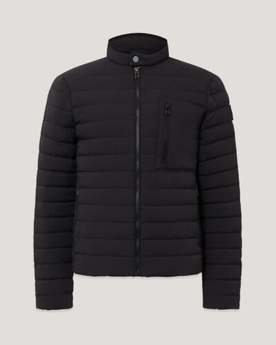 Belstaff Men's Chassis Jacket Lightweight Stretch Down Black Size 2xl
