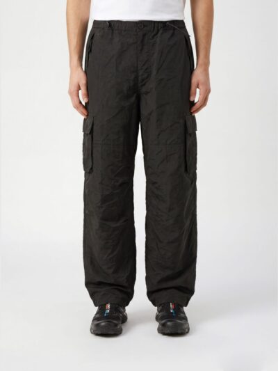 COMME DES GARÇONS Nylon Cargo Trousers with Multiple Pockets and Drawstring Waist