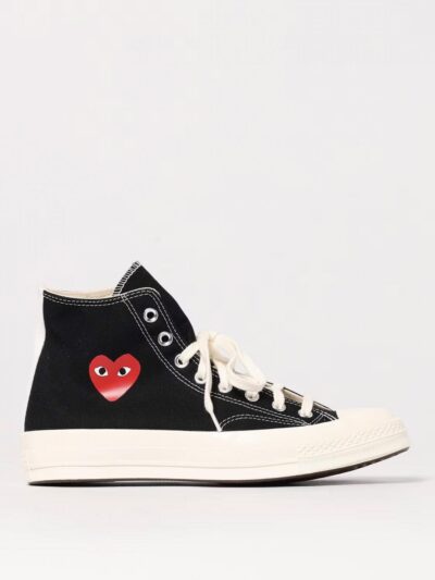 COMME DES GARÇONS PLAY X CONVERSE Sneakers Men color Black