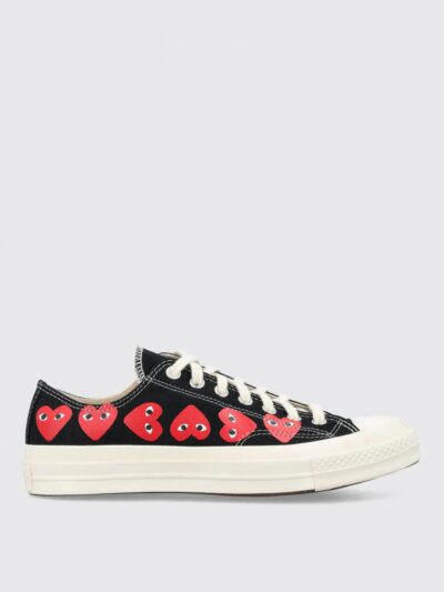 COMME DES GARÇONS PLAY X CONVERSE Sneakers Men color Black