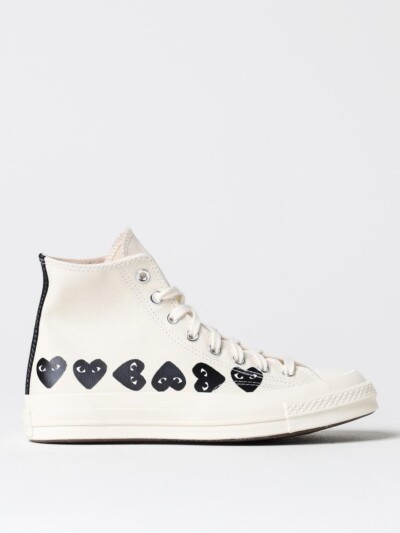 COMME DES GARÇONS PLAY X CONVERSE Sneakers Men color White