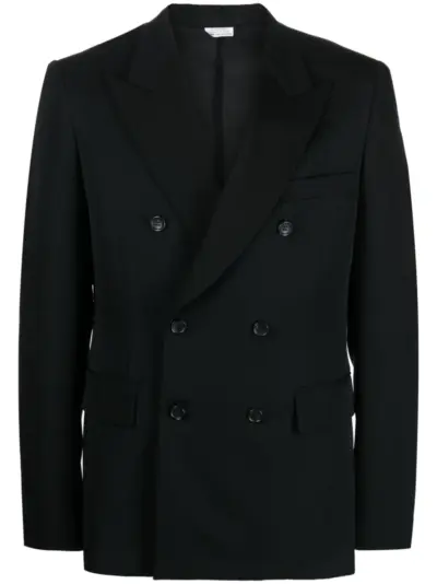 Comme des Garçons Homme Plus double-breasted wool blazer - Black