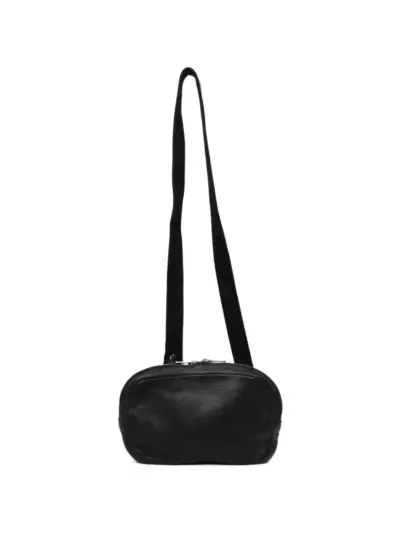 Guidi leather belt bag - Black
