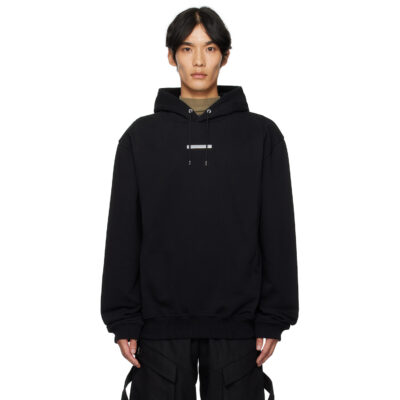HELIOT EMIL Black Astrape Hoodie