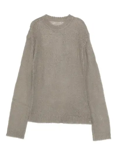 HELIOT EMIL crew-neck knitted sweater - Grey