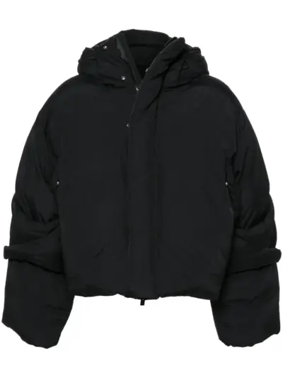 HELIOT EMIL hooded puffer jacket - Black