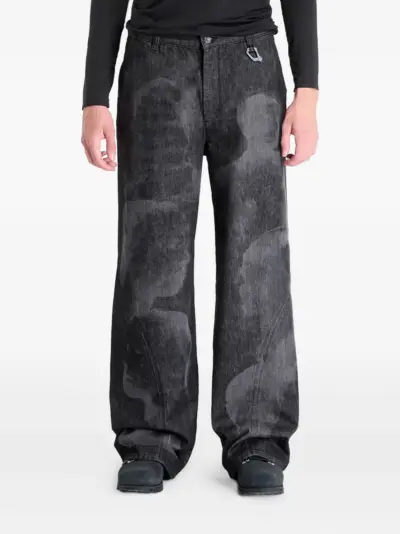 HELIOT EMIL laser denim jeans - Black