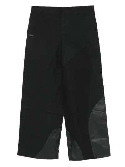 HELIOT EMIL panelled trousers - Black