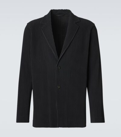 Homme PlissÃ© Issey Miyake Basics pleated blazer