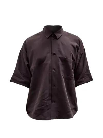 Jan Jan Van Essche chest-pocket short-sleeved shirt - Grey