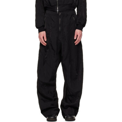 Julius Black Tourer Wide Trousers