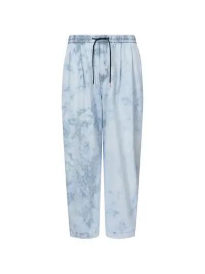 Juun.J drawstring-fastening jeans - Blue
