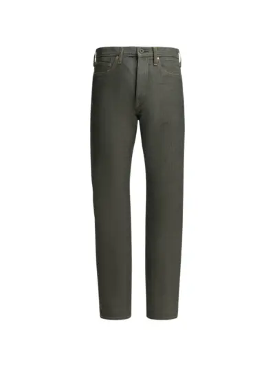 KAPITAL textured straight-leg jeans - Grey