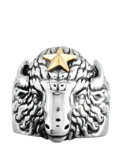 King Baby Star Buffalo ring - Silver