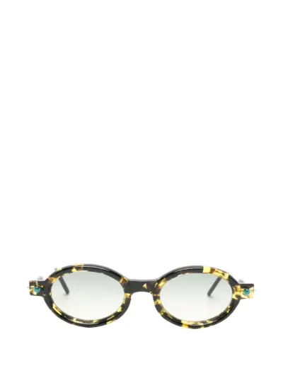 Kuboraum Maske P6 round-frame sunglasses - Black