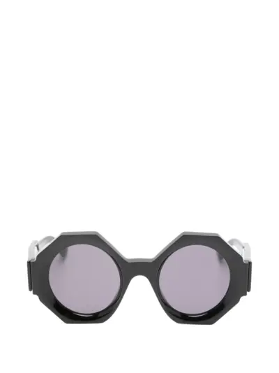 Kuboraum Maske R4 geometric-frame sunglasses - Black