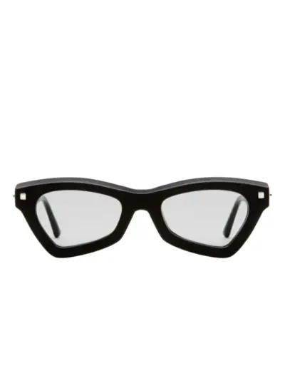 Kuboraum geometric-frame sunglasses - Black