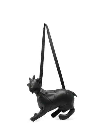 Leon Emanuel Blanck Distortion goat-shape tote bag - Black