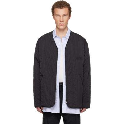 MM6 Maison Margiela Black 'Sportsjacket' Reversible Jacket