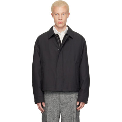MM6 Maison Margiela Gray Insulated Cotton Wool Jacket