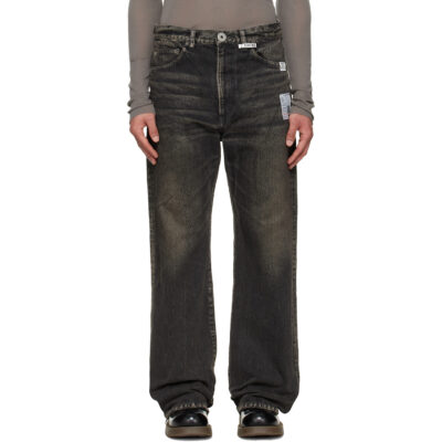 Maison MIHARA YASUHIRO Black Flared Jeans