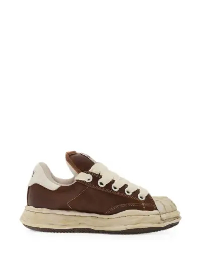 Maison MIHARA YASUHIRO Blakey Puffer OG brushed sneakers - Brown