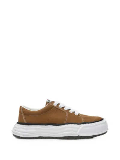 Maison MIHARA YASUHIRO Eric OG contrast-stitching chunky-sole sneakers - Brown