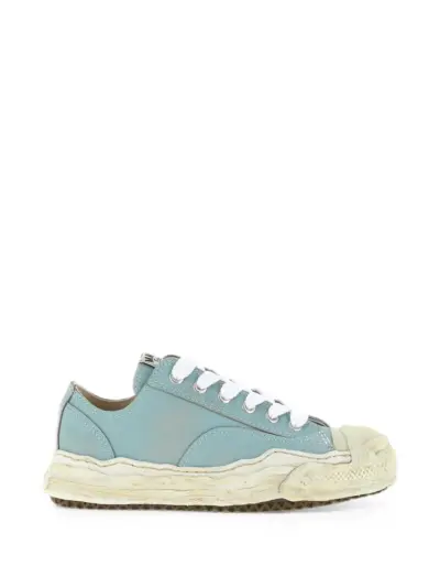 Maison MIHARA YASUHIRO Hank leather sneakers - Blue