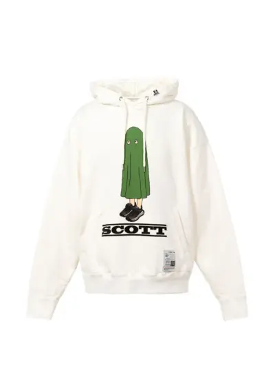 Maison MIHARA YASUHIRO Scott-print hoodie - Neutrals