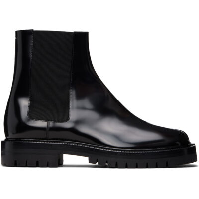 Maison Margiela Black Tabi Chelsea Boots