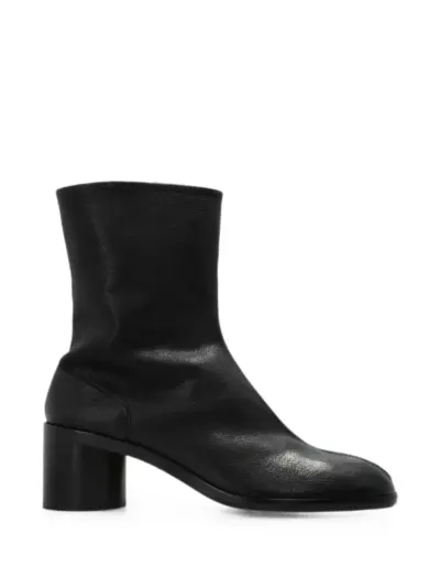 Maison Margiela Tabi leather ankle boots - Black
