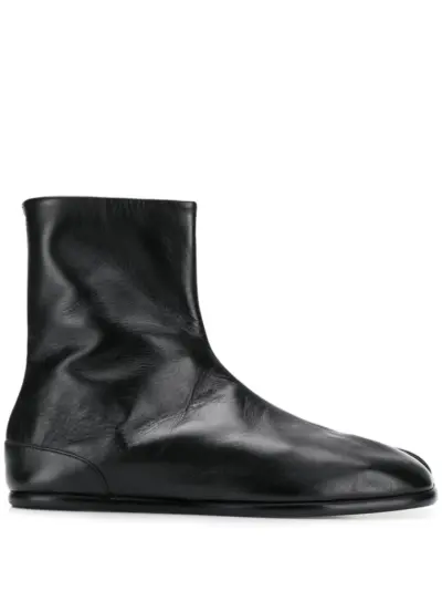 Maison Margiela Tabi leather ankle boots - Black