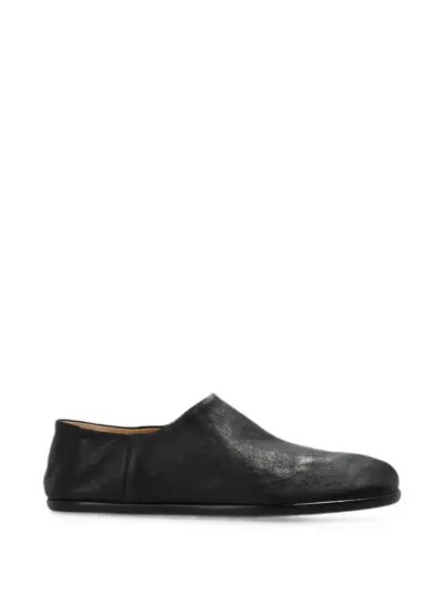 Maison Margiela Tabi leather sneakers - Black