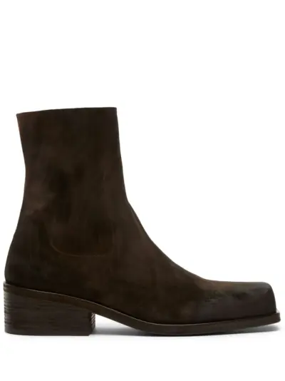 Marsèll 55mm Cassello suede ankle boots - Brown