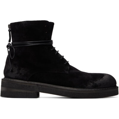 Marsèll Black Parrucca Combat Boots