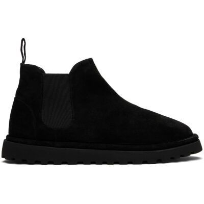 Marsèll Gomme Black Sancrispa Alta Chelsea Boots