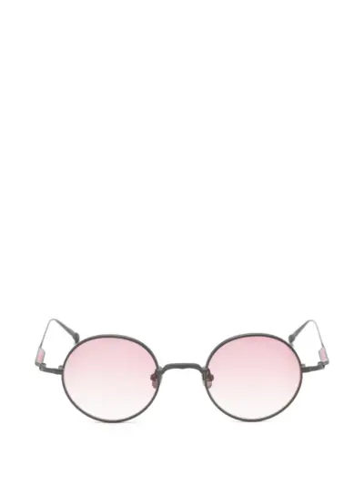 Matsuda round-frame engraved sunglasses - Grey