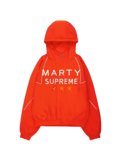 Nahmias x Marty Supreme star-print sport jacket - Orange