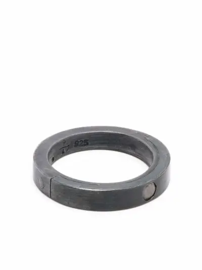 Parts of Four Sistema diamond band ring - Black