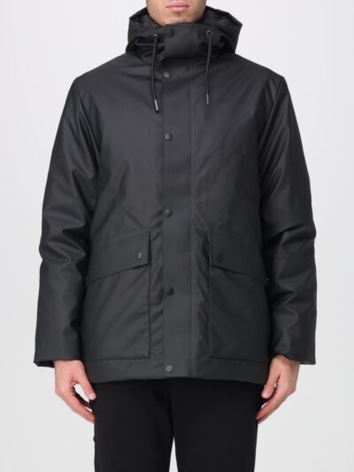 RAINS Jacket Men color Black