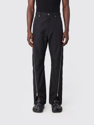 RICK OWENS Banana Cotton Blend Trousers with Zip