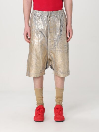 RICK OWENS DRKSHDW Shorts Men color Gold