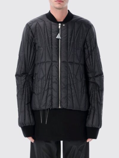 RICK OWENS + MONCLER Geocamo Quilted Nylon Flight Jacket Rick Owens x Moncler