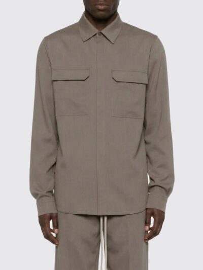 RICK OWENS Shirt Men color Grey