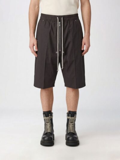 RICK OWENS Shorts Men color Grey