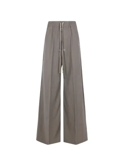 Rick Owens Bela drawstring wide-leg trousers - Grey