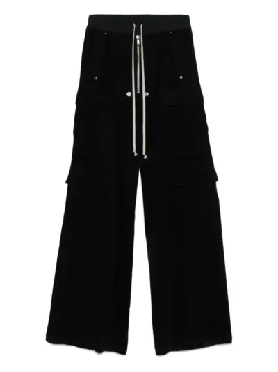 Rick Owens Bella zip-fly cargo trousers - Black